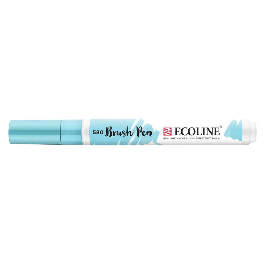 Royal talens ecoline - brushpen - pastel blauw - talens
