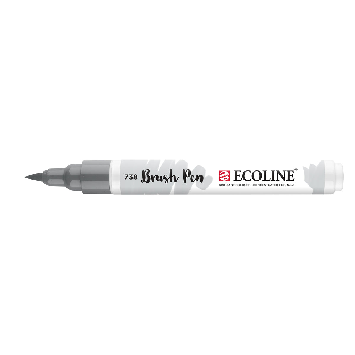 Talens ecoline 738 markeerstift 1 stuk(s) - koudgrijs licht