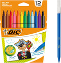 Bic kids visa viltstiften doos van 12