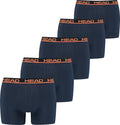 Head boxershorts orange peacoat 5-pack-s