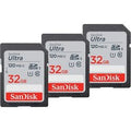 Pack3 sd card sandisk 32gb ultra