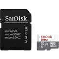 Sandisk ultra lite microsdhc uhs-i-geheugenkaart met sd-adapter tab 32 gb klasse