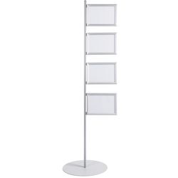 Vrijstaande vloerstandaard bi-office sup3310 4xa4 1800x560mm