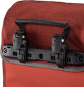 Ortlieb f4905 fietstas en mand voorkant 30 l polyamide rood