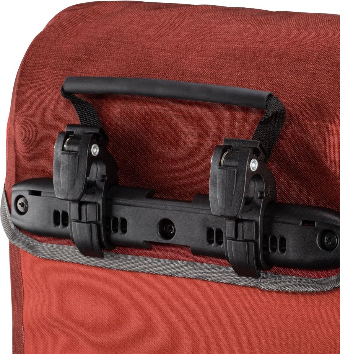 Ortlieb f4905 fietstas en mand voorkant 30 l polyamide rood