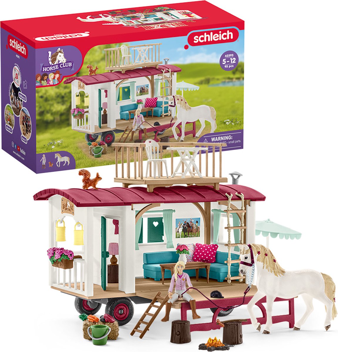 Schleich Horse Club Wohnwagen 42593