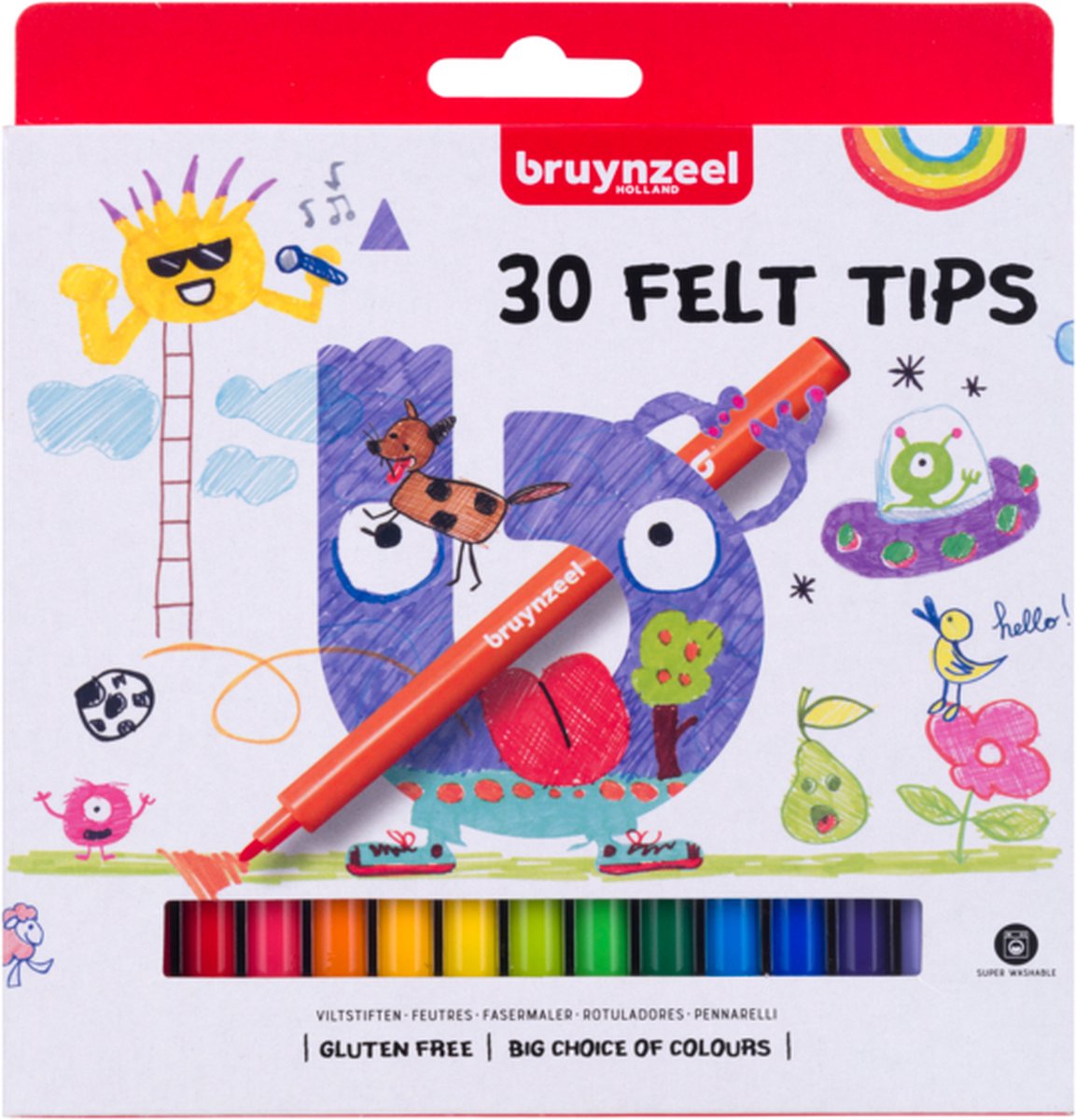 Bruynzeel • Filzstiftset 30 Farben
