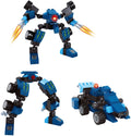 Lobbes Bauset Titan Transform Blau - 71 Teile.