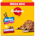 Pedigree hondensnacks - megabox - 24 x rodeo en 4 x jumbone - 780g