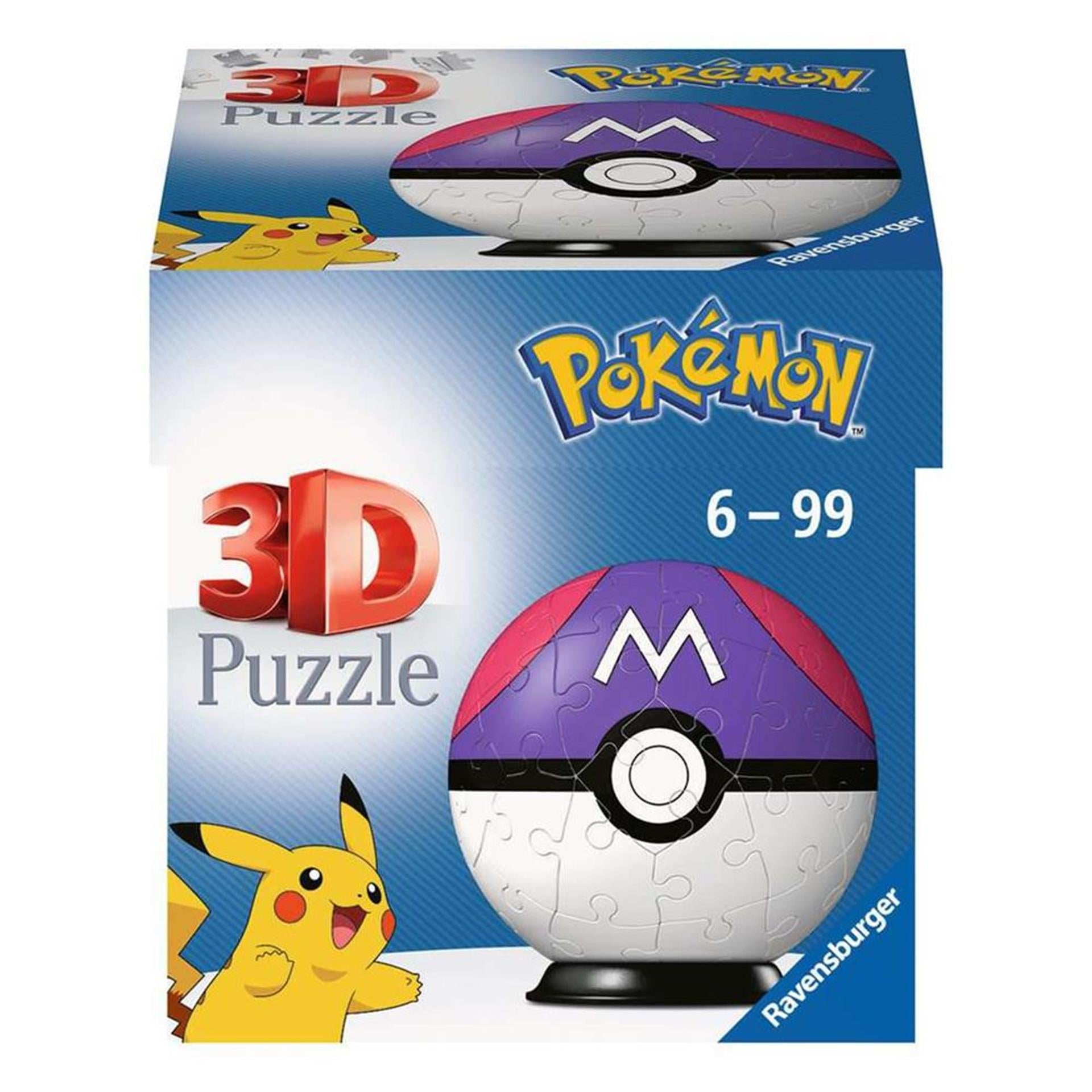 Ravensburger pokémon masterball 3d puzzel