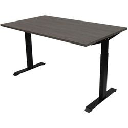 Bureau euroseats logan eiken, zwart 620 840x1400x800