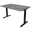Bureau euroseats oxydegrijs, zwart