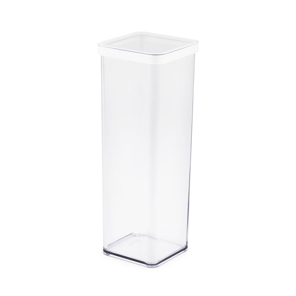Rotho loft bewaardoos 10x10x28.5 cm 2l wit transparant