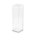 Rotho loft bewaardoos 10x10x28.5 cm 2l wit transparant