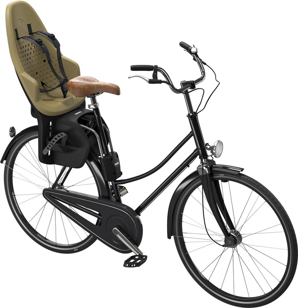 Thule Yepp 2 Maxi Kindersitz für die Rückbank zur Rahmenmontage (FM) – Fenchelbraun