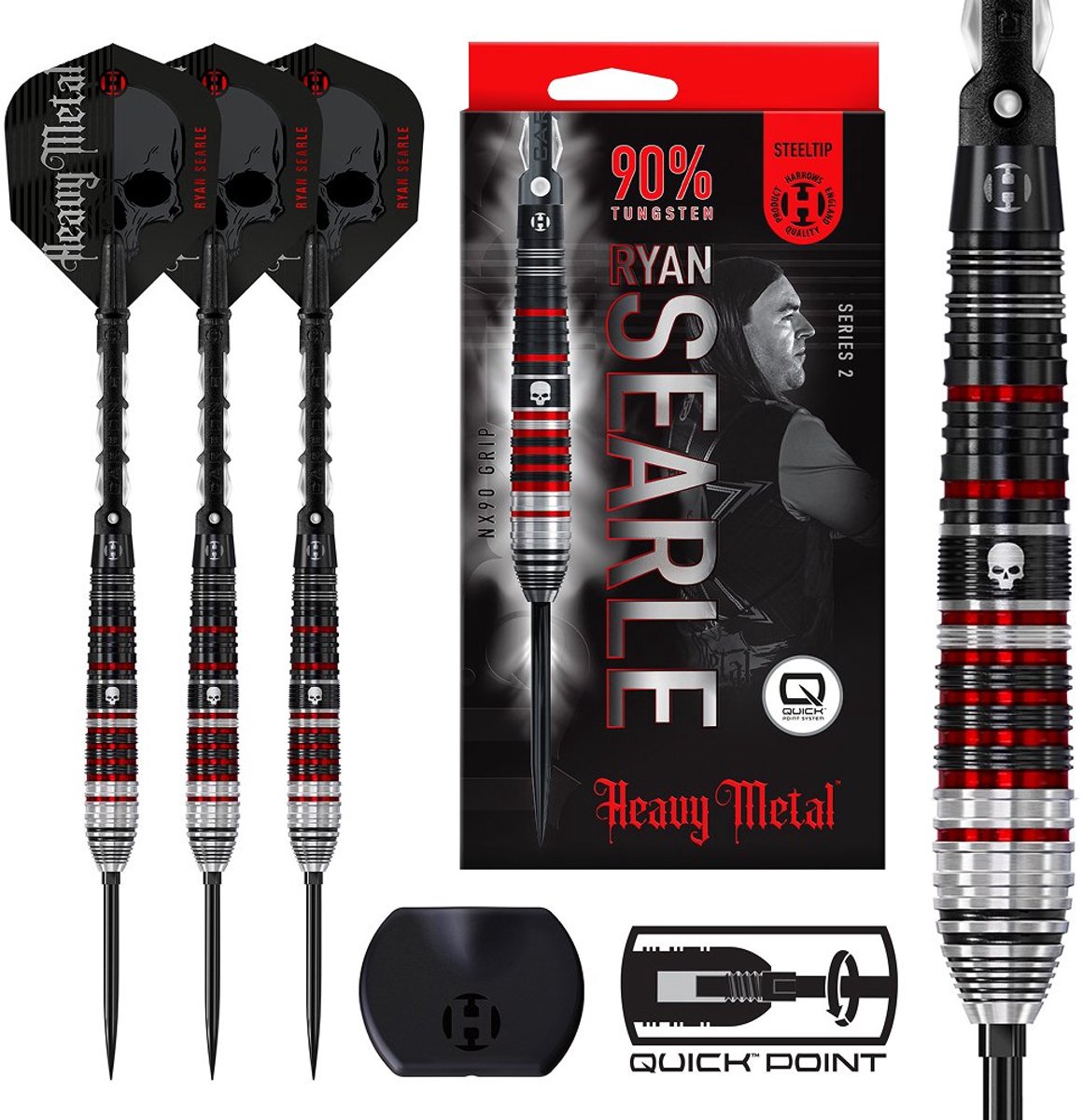 Harrows ryan searle series 2 90% tungsten 32gr quick point