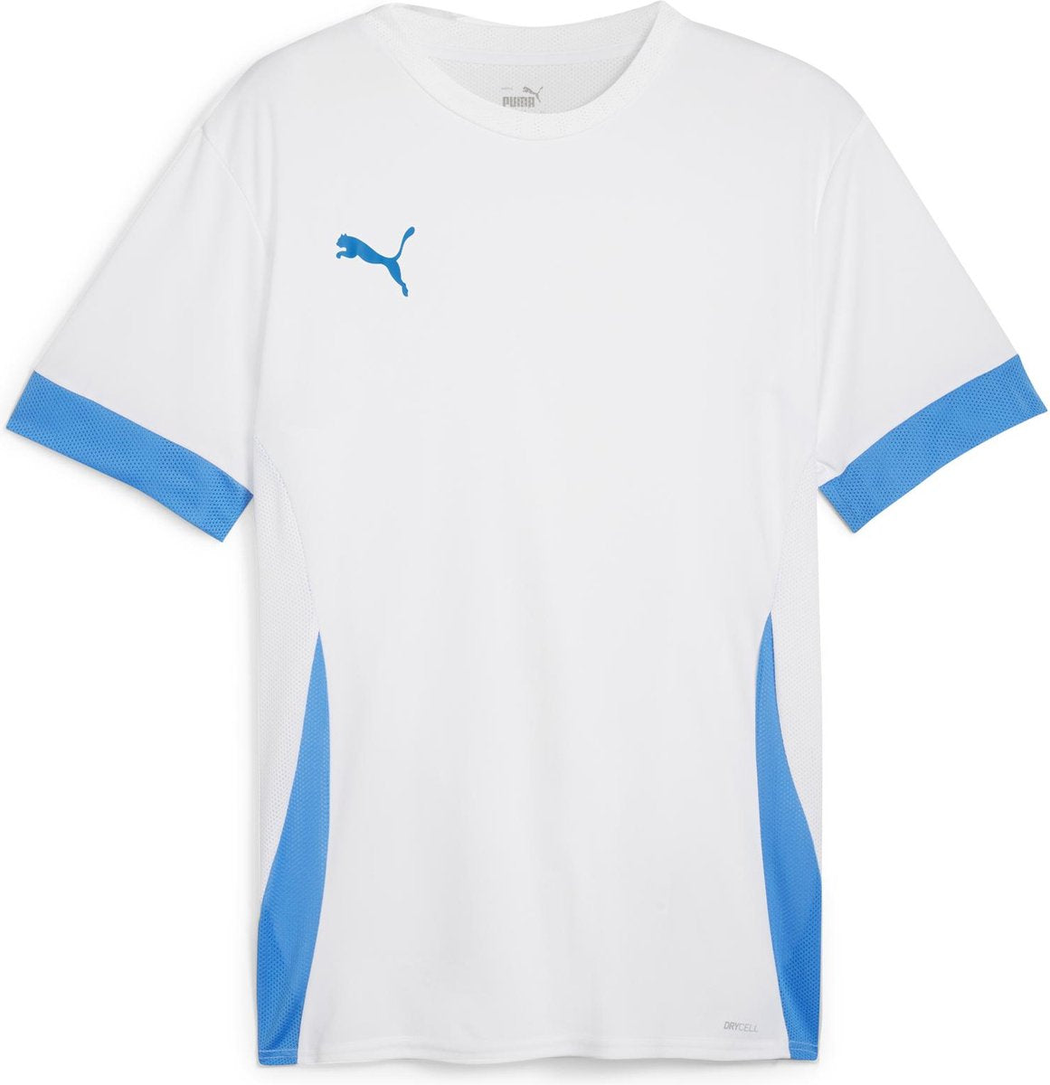 Puma teamgoal matchday jersey heren sportshirt - white-electric blue lemonade l