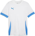 Puma teamgoal matchday jersey heren sportshirt - white-electric blue lemonade xl