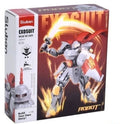 Sluban exosuit ridder rood bouwspeelgoed actiefiguur – constructiespeelgoed – bouwset met 209 bouwstenen – m38-b1309 – vanaf 6 jaar