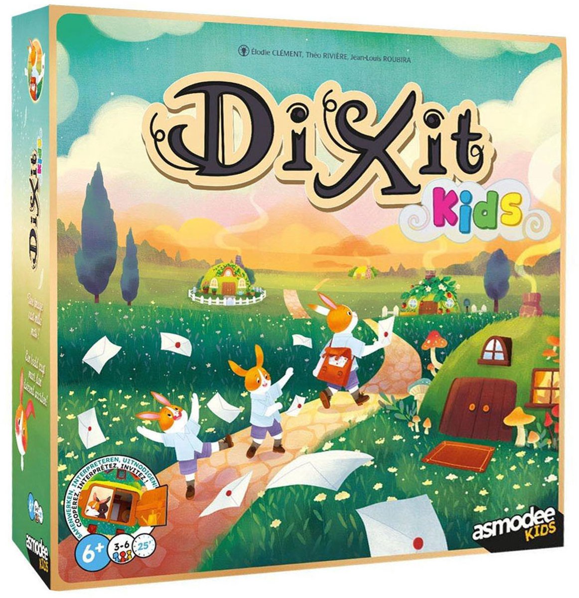 Asmodee bordspel dixit kids coöperatief gezelschapsspel voor kinderen.