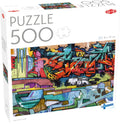 Tactic street art of graffiti – puzzel – 500 stukjes – kleurrijke graffiti street art – urban kunst en muurkunst – hoogwaardige scandinavische kwaliteit