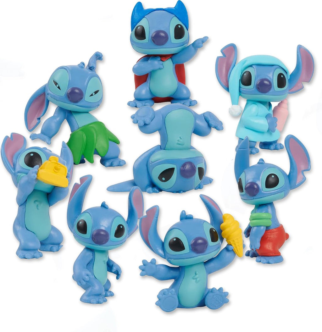 Just play disney stitch - set van 8 stitch speelfiguren
