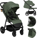 Lionelo iva - wandelwagen buggy premium - 6 maanden 4 jaar (tot 22 kg) - 360° zwenkwielen met vering - magnetische gordel - xxl zonnekap upf50 - verstelbare rugleuning, voetsteun duwbeugel - grote boodschappenmand - stad terrein - kinderwagen
