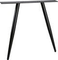 Woood tablo 2-standen poot conisch 1 stuks - metaal - zwart - 72x79x10
