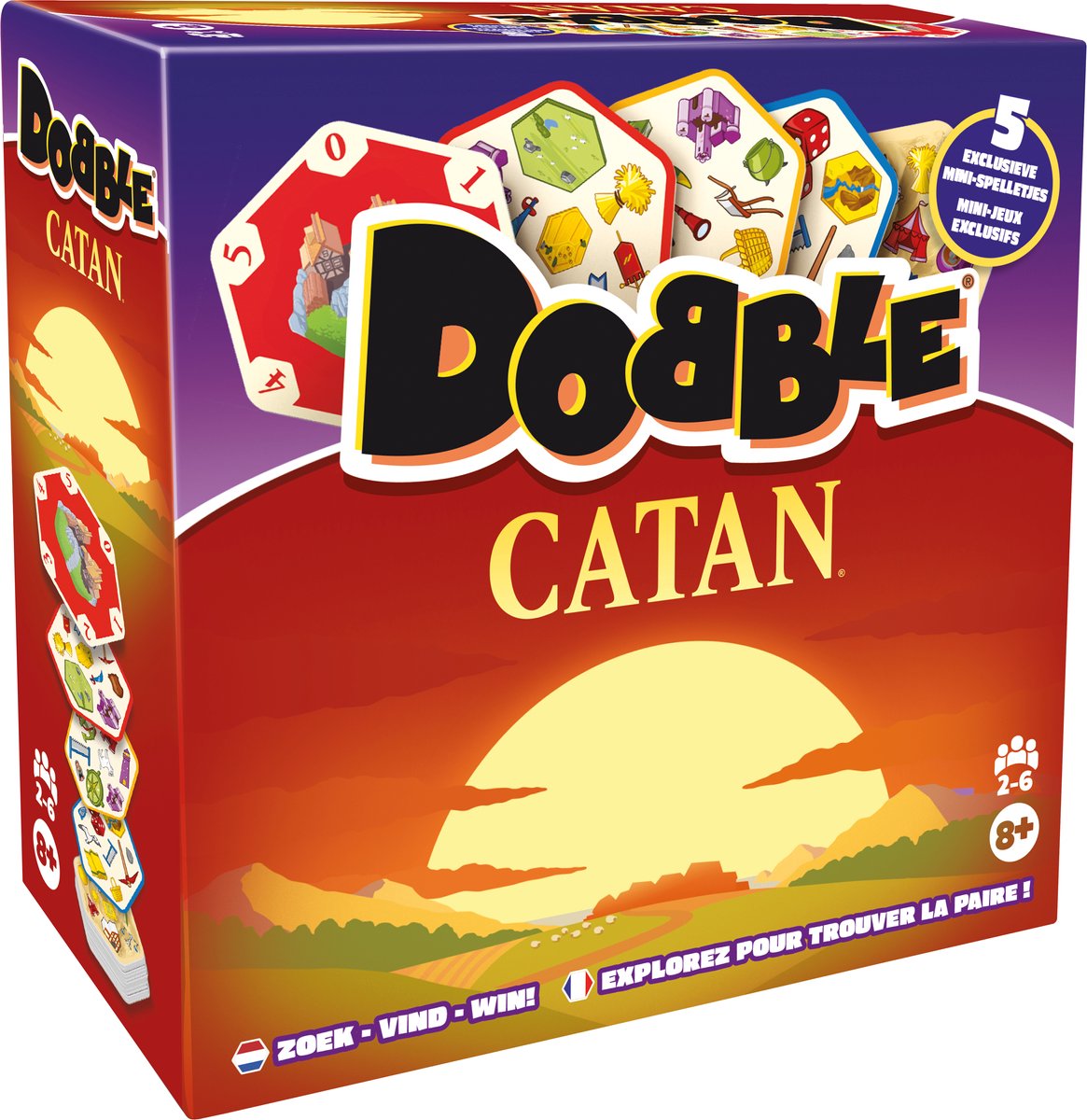 Asmodee dobble catan dobble catan bordspel matchen