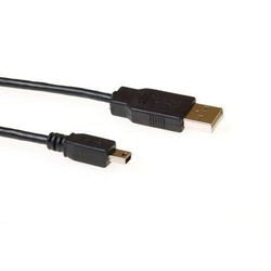 ACT USB 2.0 - Anschlusskabel USB-A MAN - USB Mini B5 MAN 1,8 m
