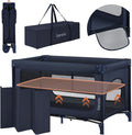 Lionelo jasmin easy fold campingbedje – opvouwbaar in seconden – 2 hoogtes matras t25 – inclusief reistas – zijdeur met rits – gaaswanden – 2 wielen met rem – stalen frame – 0-36 maanden – reisbedje