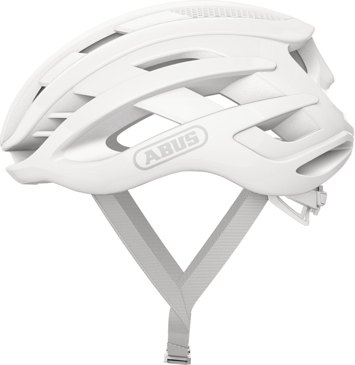 Abus Airbreaker Helm, reinweiß, Größe L (59-61 cm)