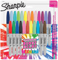 Sharpie permanentmarkers | fijne punt | colour burst-kleuren en diverse originals | 24 stuks