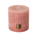 Ptmd stompkaars rustiek roze 10x10x10cm