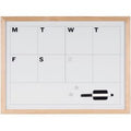 Weeklplanner bi office wit grenen frame