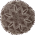 Creative collection cizzy cushion, brown, cotton