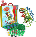 Clics Spaghettiez Twist-a-Saurus Rex flexible Baustäbe, 64 Stück.