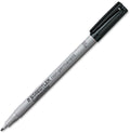Staedtler viltstift lumocolor 316 non permanent f zwart - 10 stuks
