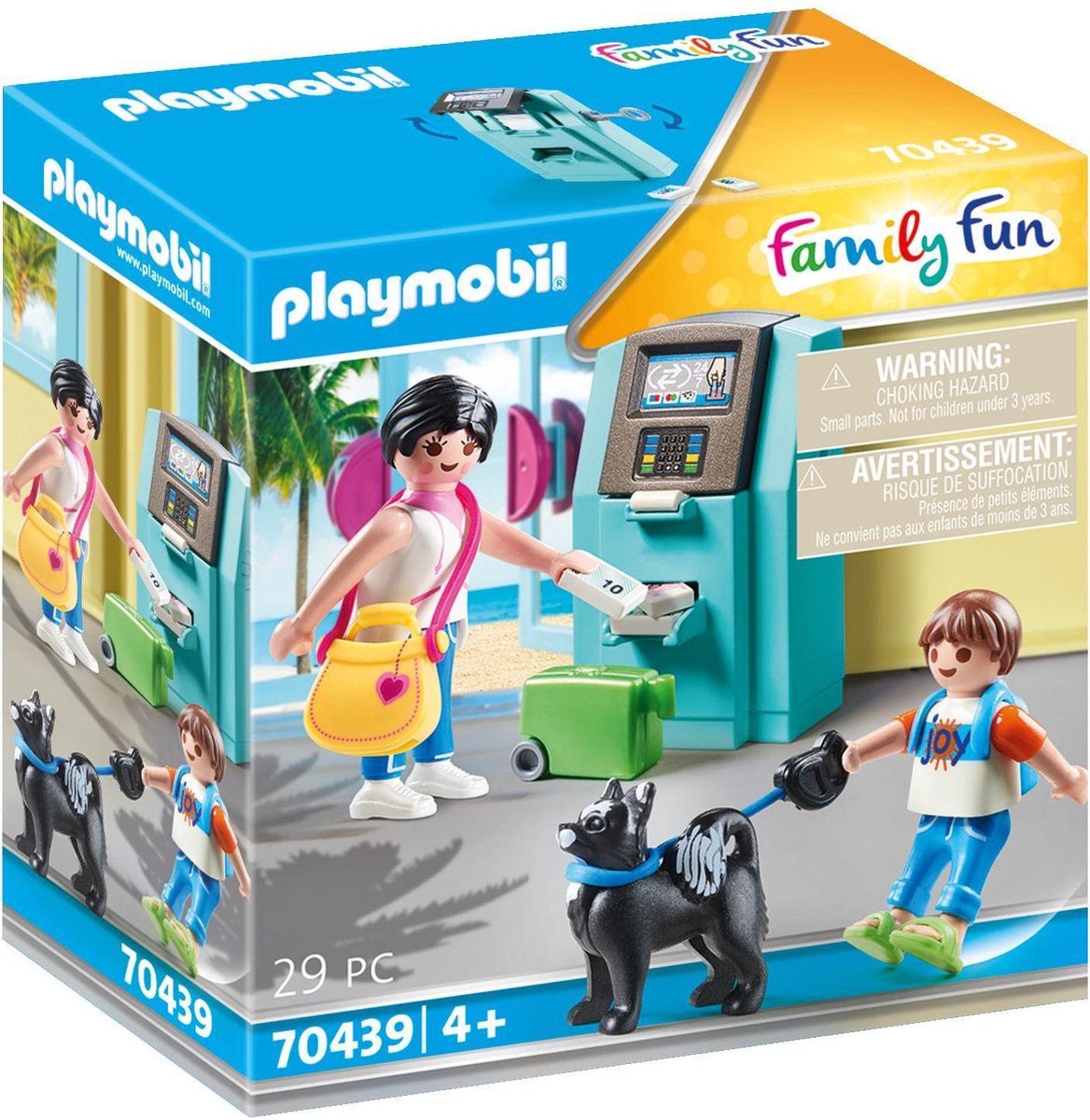 PLAYMOBIL Familienspaß für Urlauber mit Geldautomat
