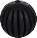 Flamingo hondenspeelgoed – gladiator bal zwart ø7,5cm – stuiterende speelbal van sterk rubber – apporteer- en kauwspeeltje voor honden