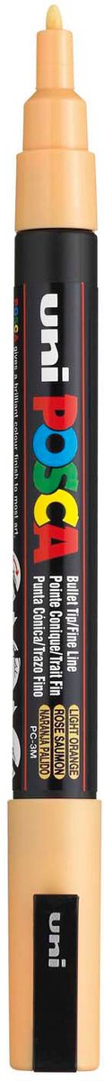 Uni Posca pc3m Lackmarker lachsrosa – runde Spitze bis 1,3 mm