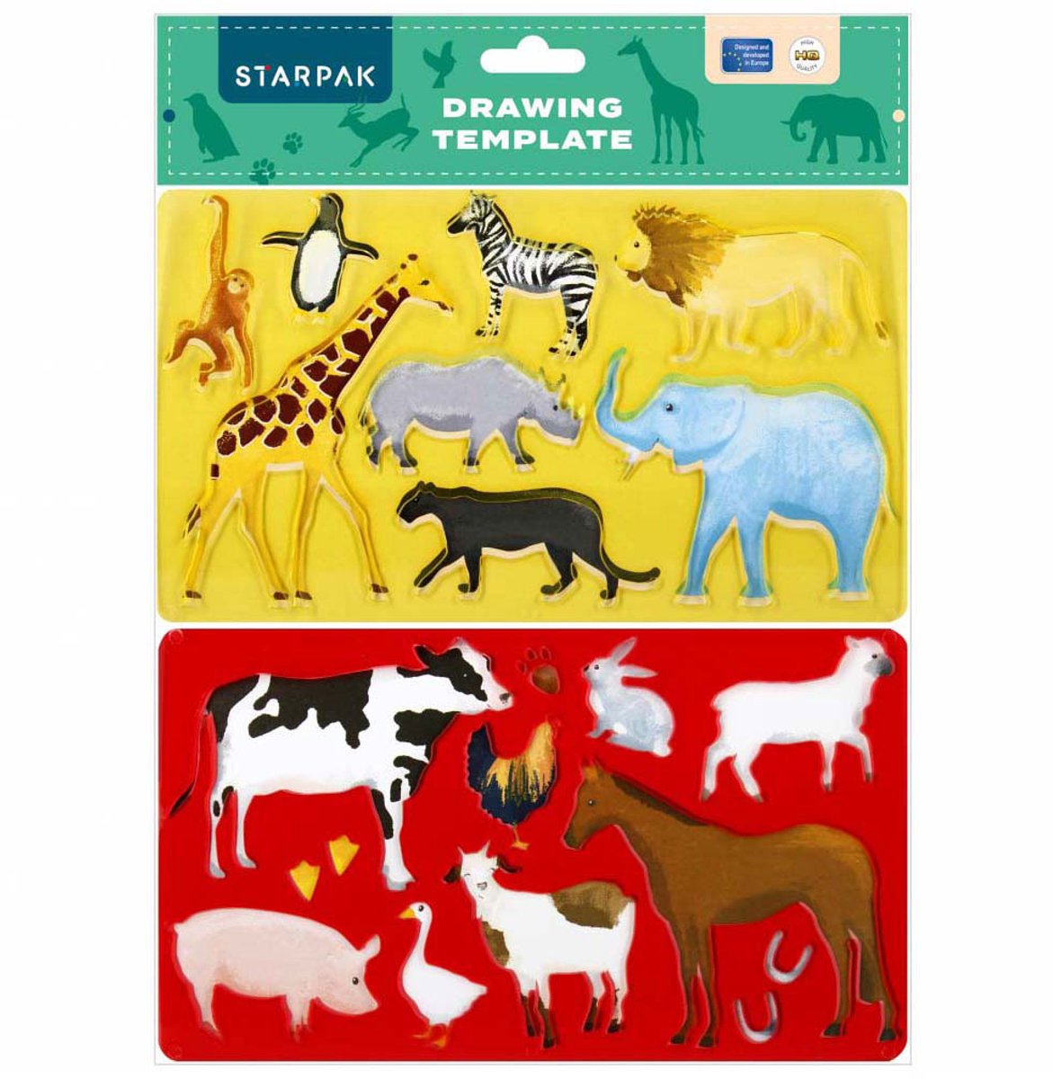 Tekensjabloon dieren