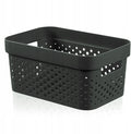 Curver | mand infinity dots xs 1,4 l gerecycled, antracietgrijs, 100% gerecycled materiaal, 17 x 12,6 x 8,4 cm