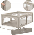 Lionelo willow - box voor baby's - 2 afsluitbare zij-ingangen - zeer grote speelruimte - 4 zuignappen op de hoeken