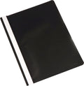 Q-connect snelhechtmap, a4, zwart 25 stuks