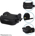 Titanium baby titaniumbaby tano i-size - zitverhoger - isofix *nu met verstelbare isofix* - autostoel booster - 22-36 kg, 125-150 cm.