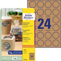 Labels avery l7105-25 600 labels ø40 mm