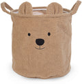 Childhome - opbergmand - 40x40x40 cm - teddy - bruin - speelgoedmand - wasmand
