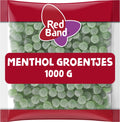 Red band menthol groentjes snoep - keelverfrissing - 1000g