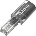 Usb-adapter hama 00201125 antitwist transparant, zwart